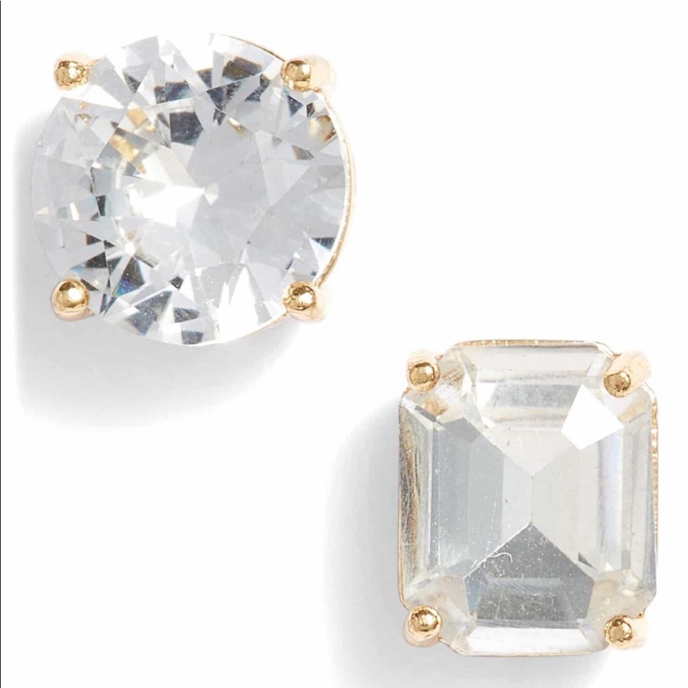 💕3/$30Kate Spade Mismatched Faceted Stud Earrings - Picture 6 of 8